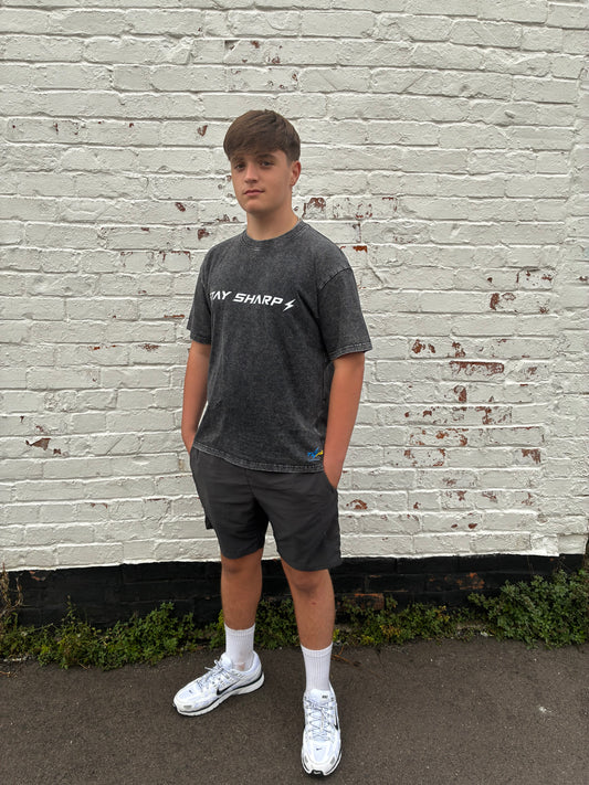 Stay Sharp™ - On & Off the Oche - Oversized T Shirt Washed