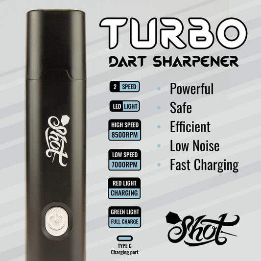 Shot Turbo Dart Sharpener