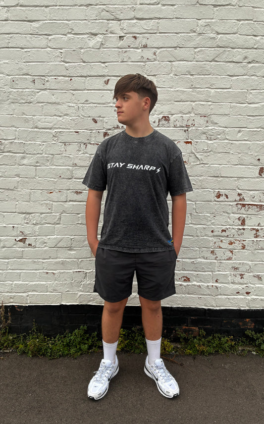 Stay Sharp™ - On & Off the Oche - Oversized T Shirt Washed