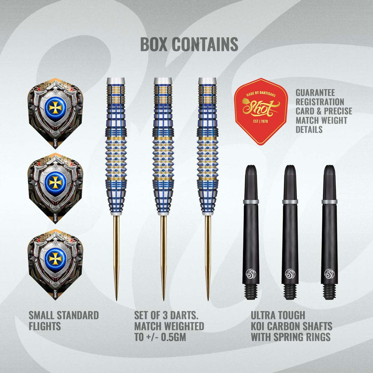 Zak’s Set up ⚡️ Shot Future Knights Darkstar Steel Tip Dart Set-90% Tungsten Barrels