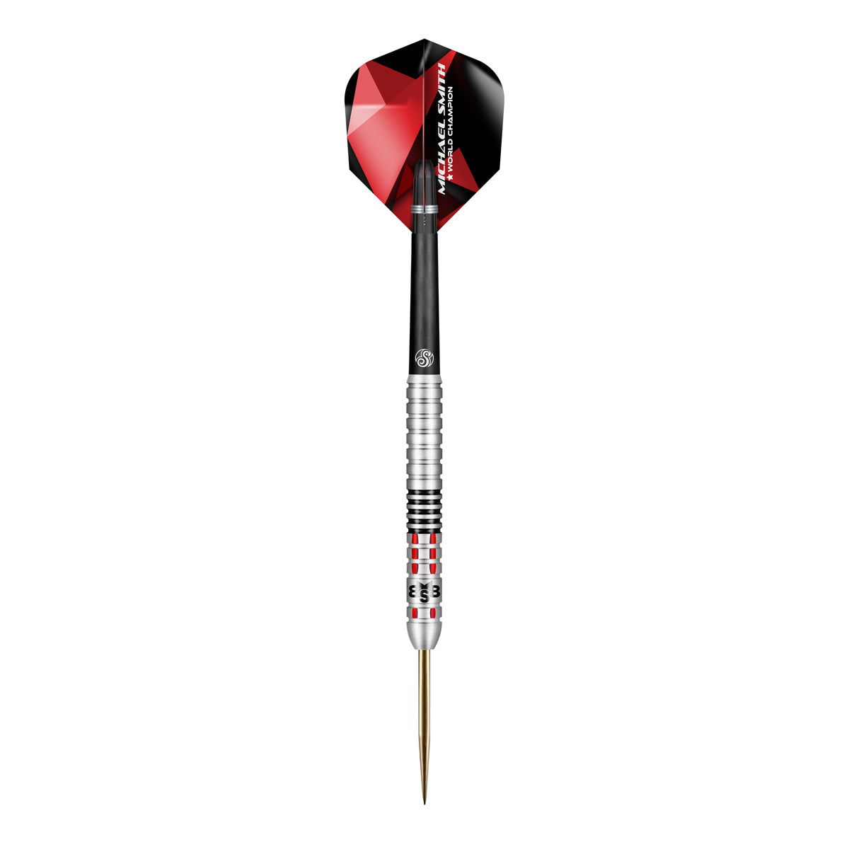 Shot Michael Smith Achieve Steel Tip Dart Set-90% Tungsten Barrels