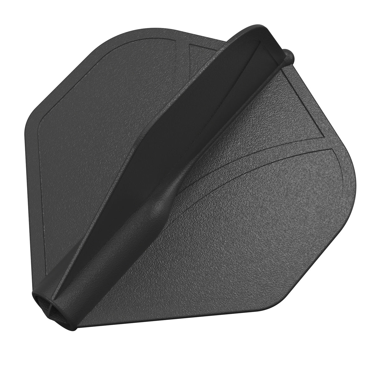 Shot Airfoil Molded Dart Flight Set - Black Standard