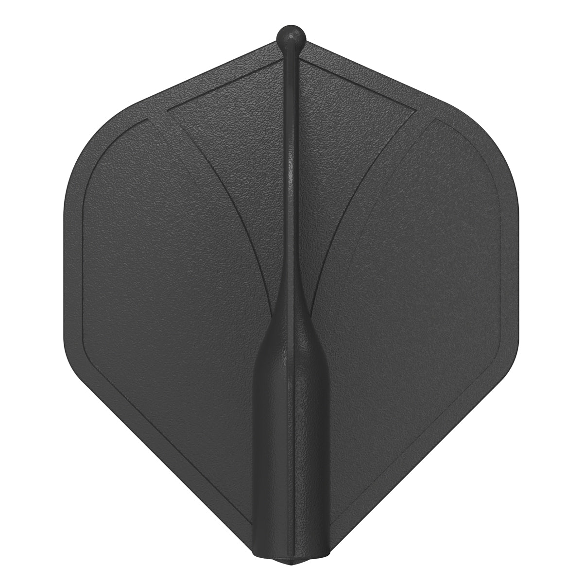 Shot Airfoil Molded Dart Flight Set - Black Standard