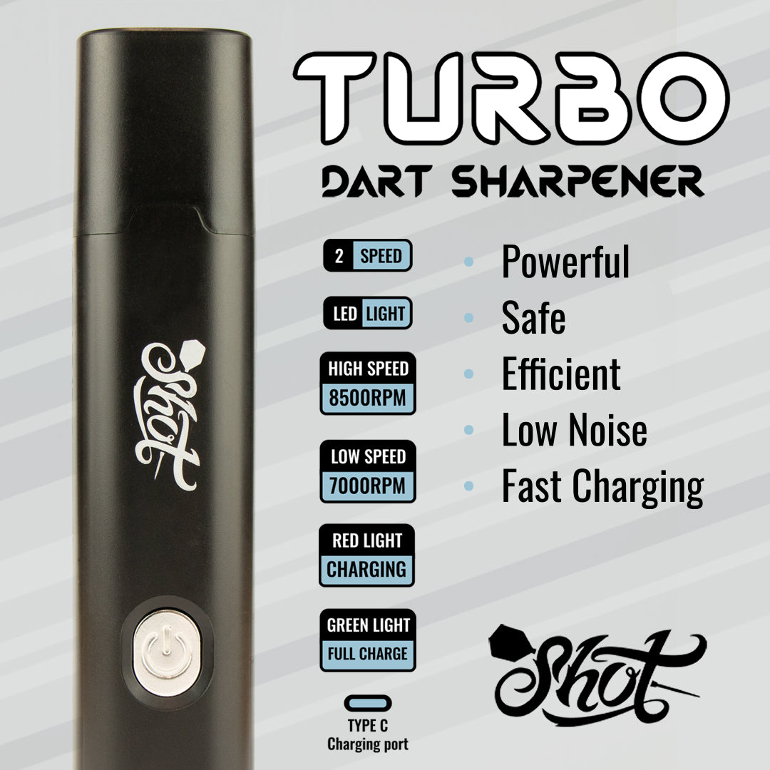 Shot Turbo Dart Sharpener