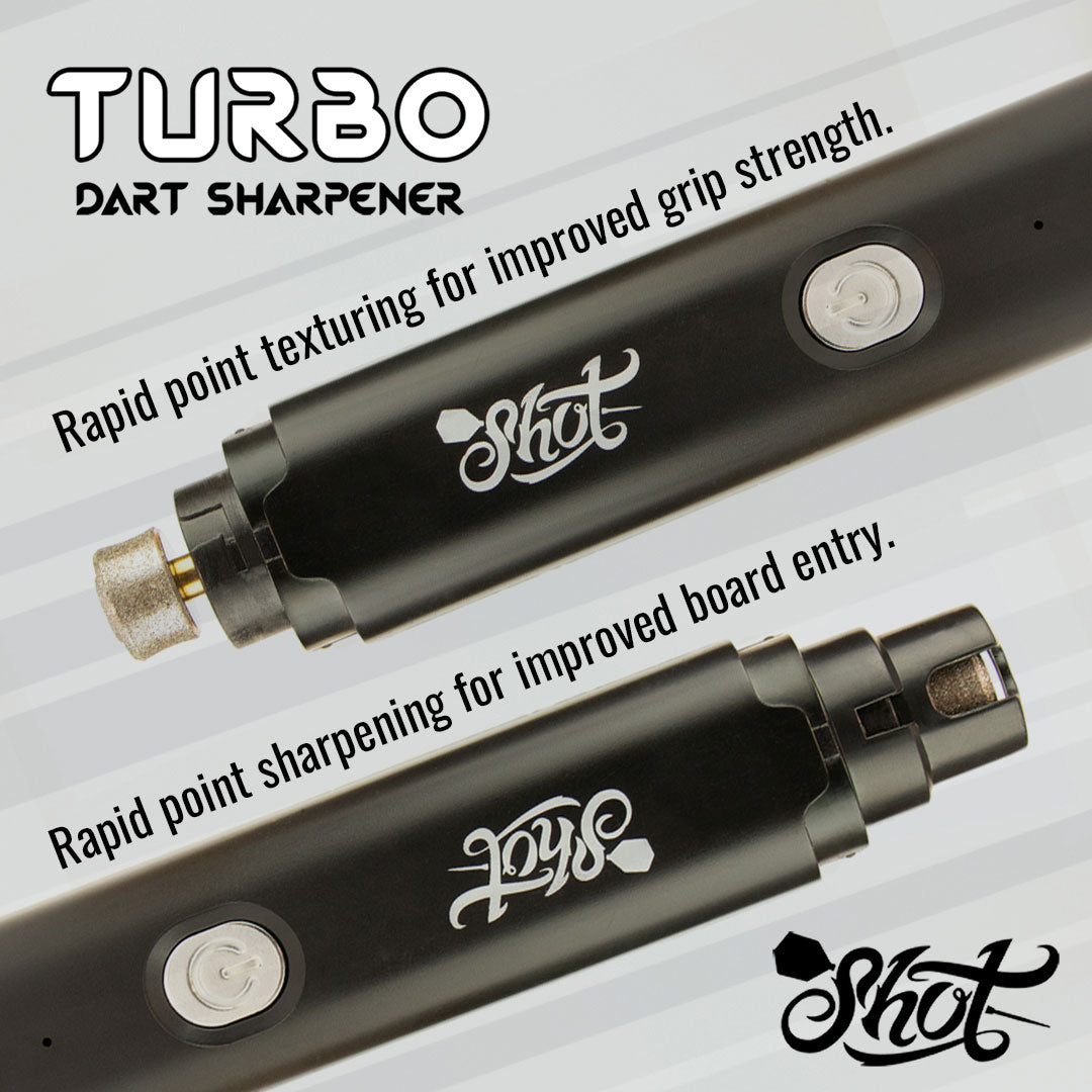 Shot Turbo Dart Sharpener